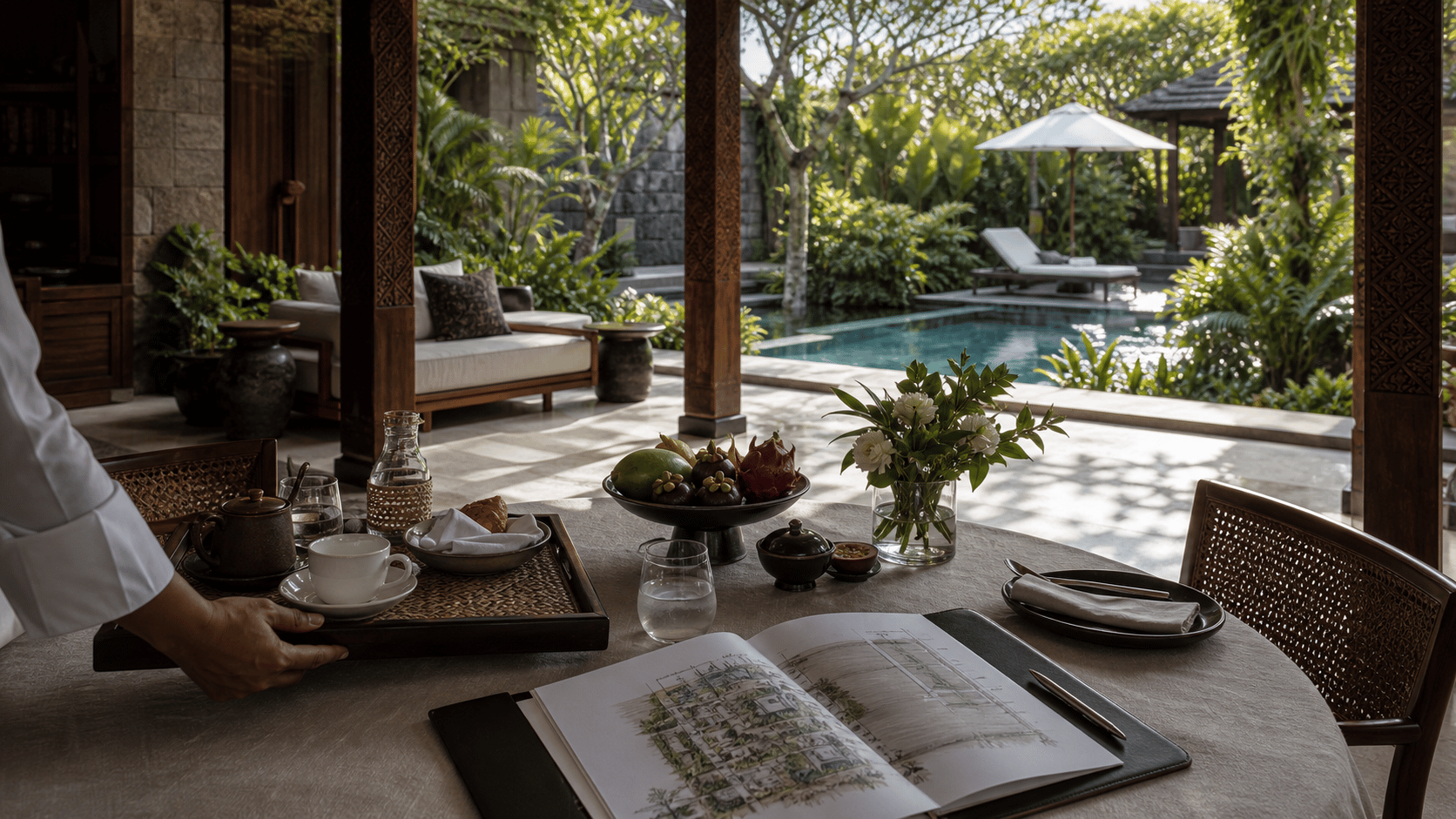 Bali Dry Season Villas lifelike VIAIVE visual.