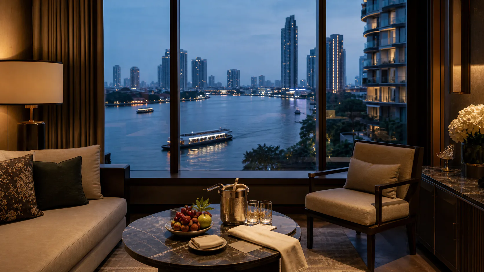 Capella Bangkok — River Suite lifelike VIAIVE visual.