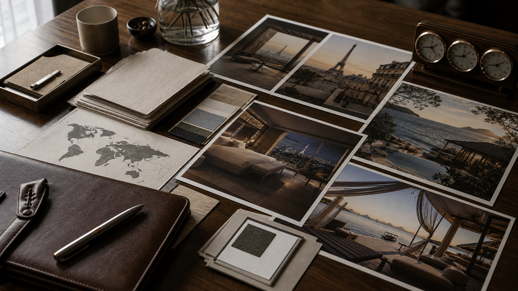 Worldwide, Global — lifelike destination scene.