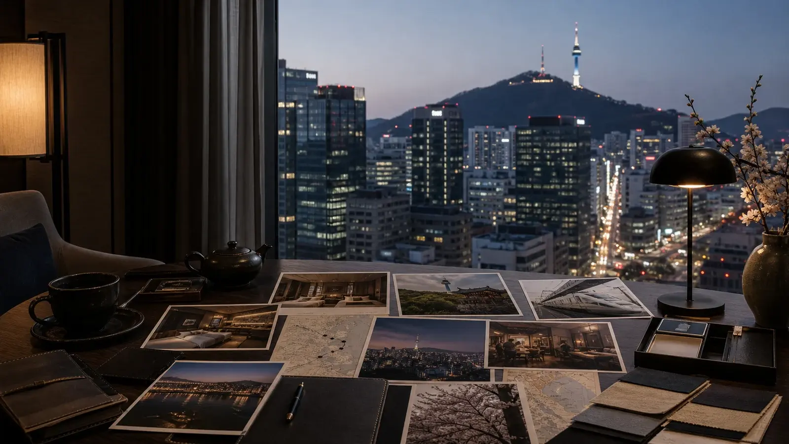 Seoul, South Korea — fine-dining route planning, editorial scene.