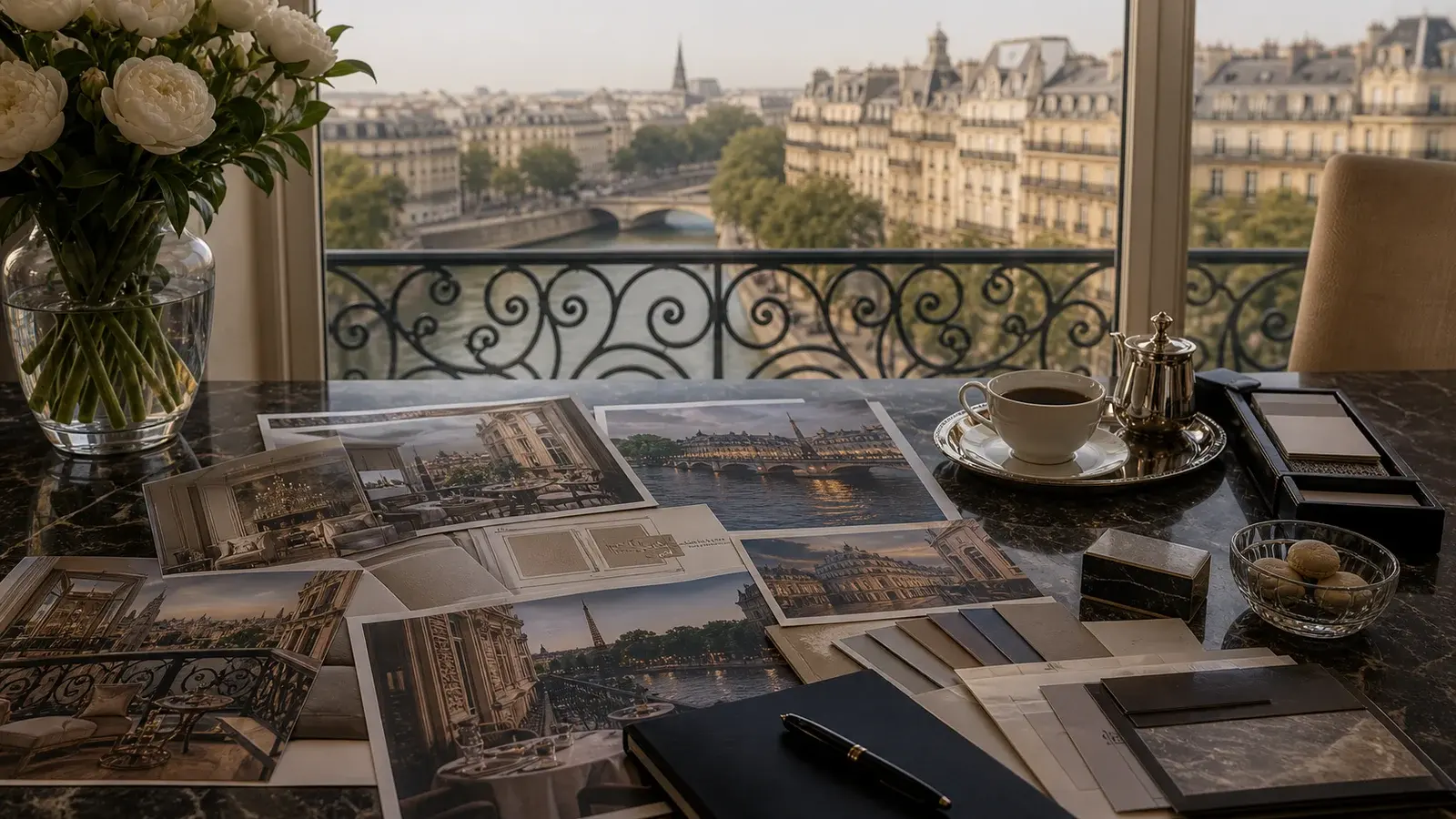 Paris, France — fine-dining route planning, editorial scene.