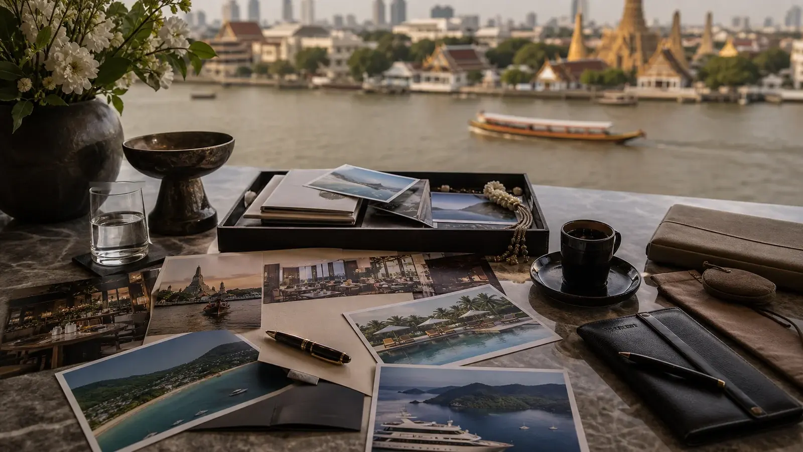 Thailand — fine-dining route planning, editorial scene.