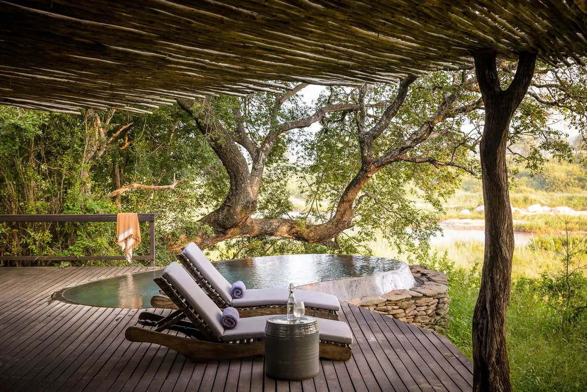 Singita Boulders Lodge — pool, press photograph from the official property site
