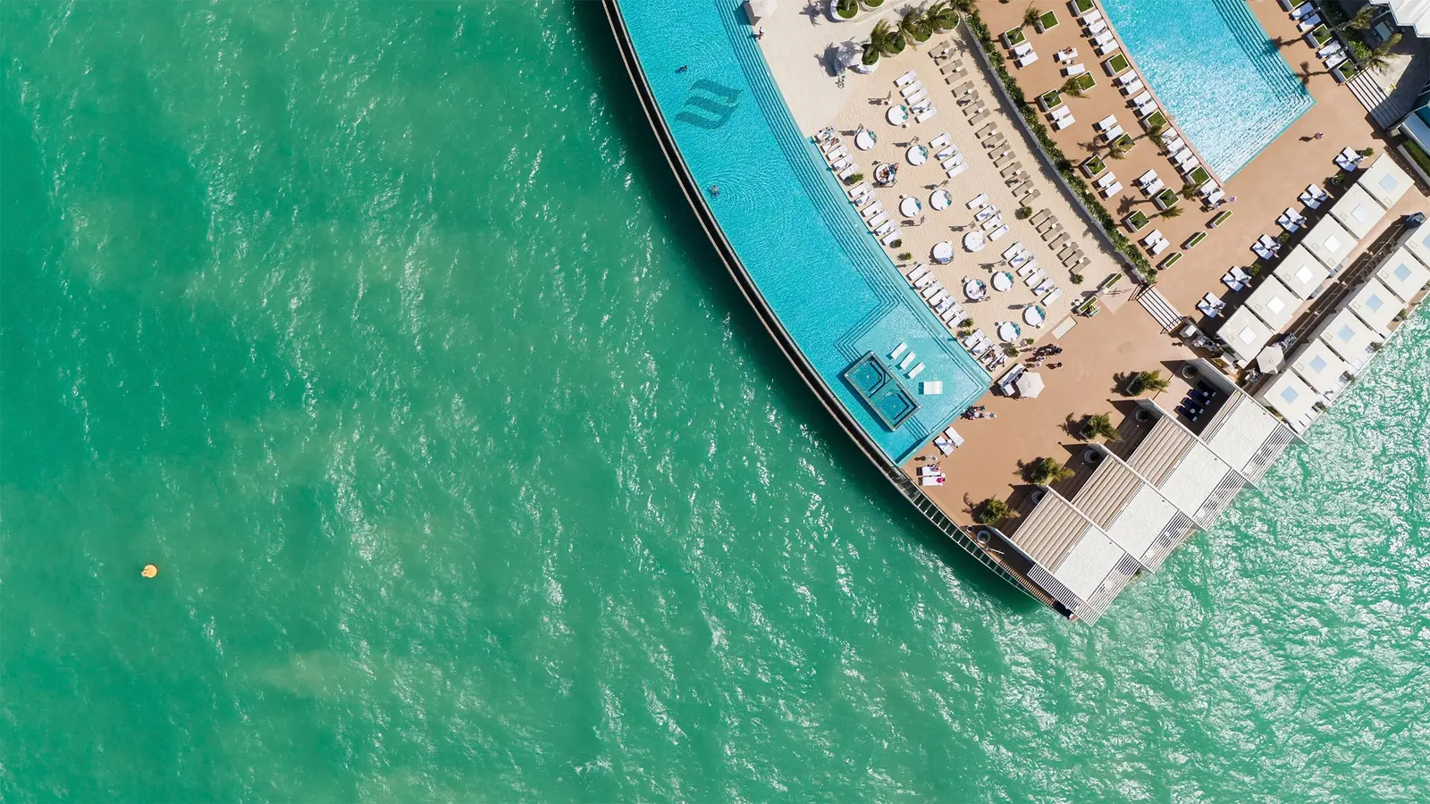 Burj Al Arab — terrace drone
