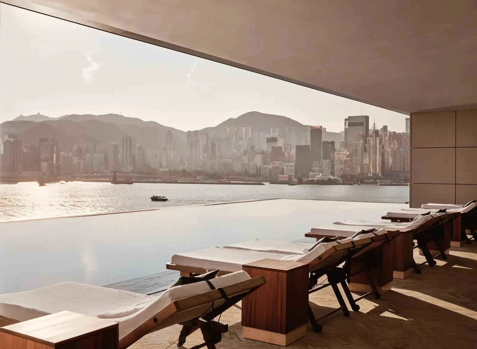 Asaya pool at Rosewood Hong Kong