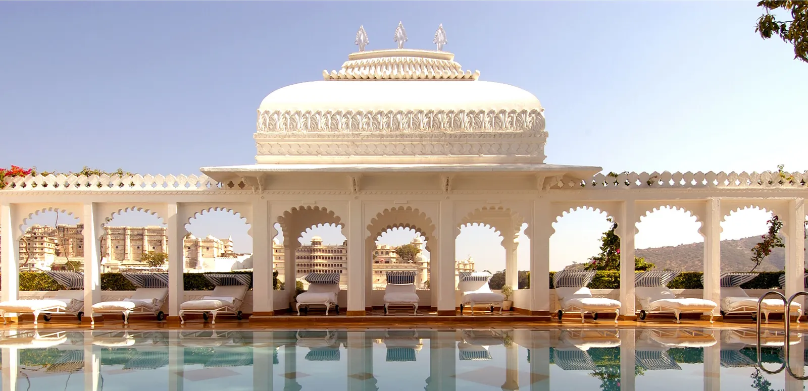 Suite interior at Taj Lake Palace Udaipur