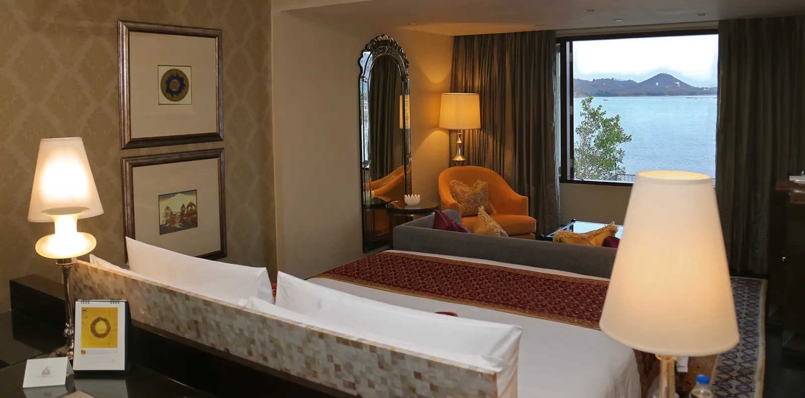 Grande Heritage Lake View Room at The Leela Palace Udaipur