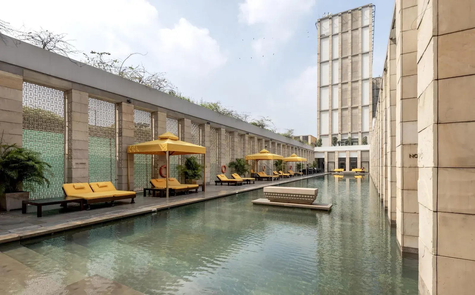 Aman New Delhi — pool, press photograph from the official property site