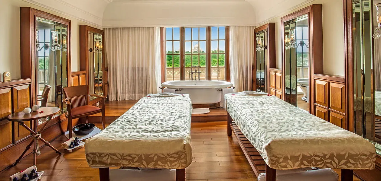 The Oberoi Amarvilas — spa, press photograph from the official property site