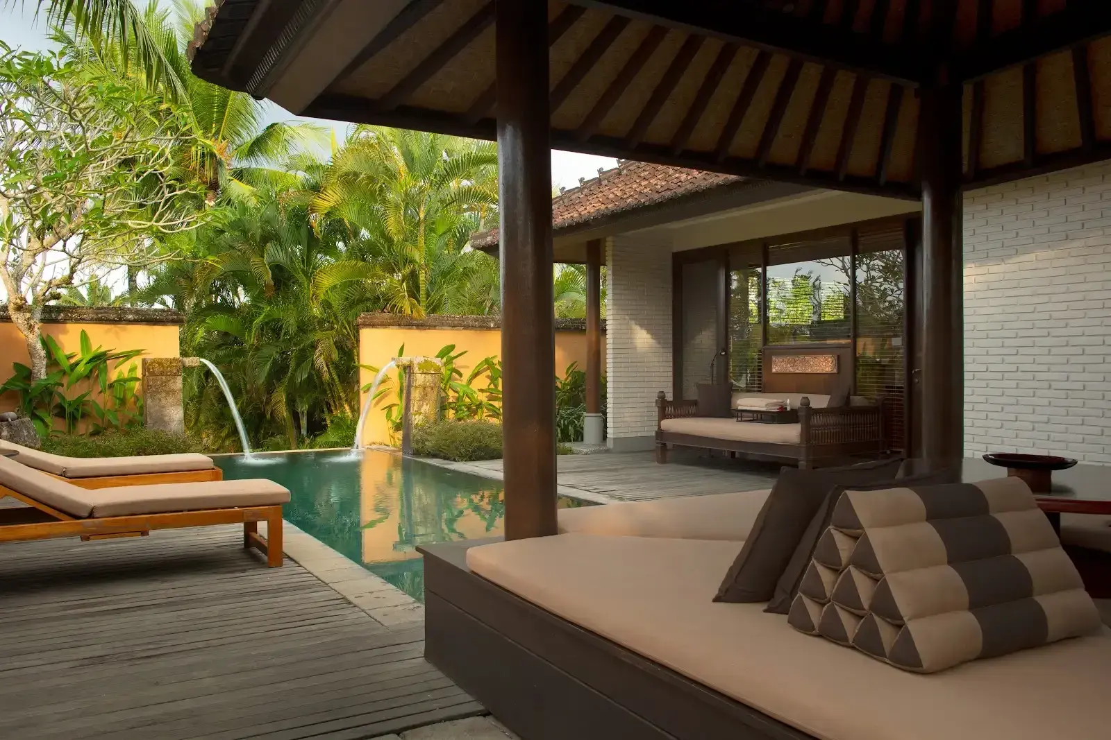 one bedroom pool villa pool at Tanah Gajah