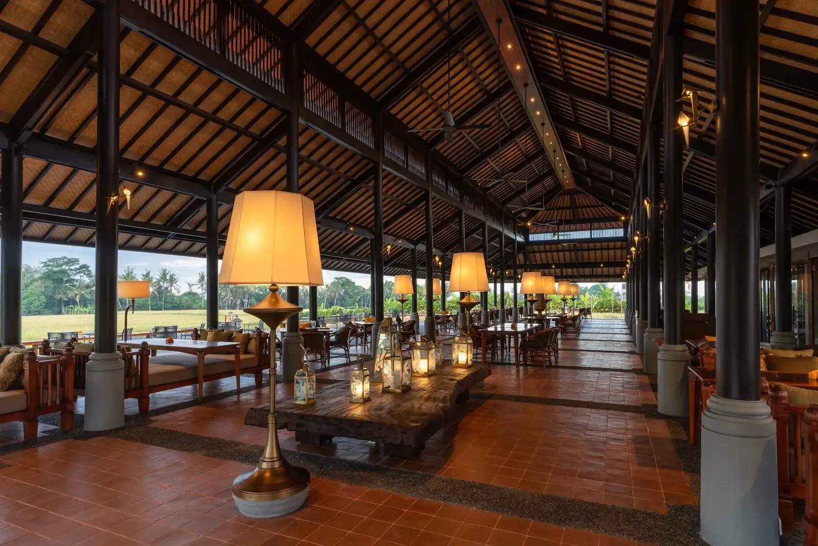 tempayan main dining room at Tanah Gajah