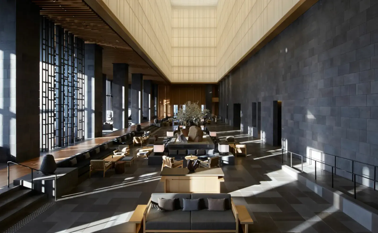 Aman Tokyo — lobby, press photograph from the official property site