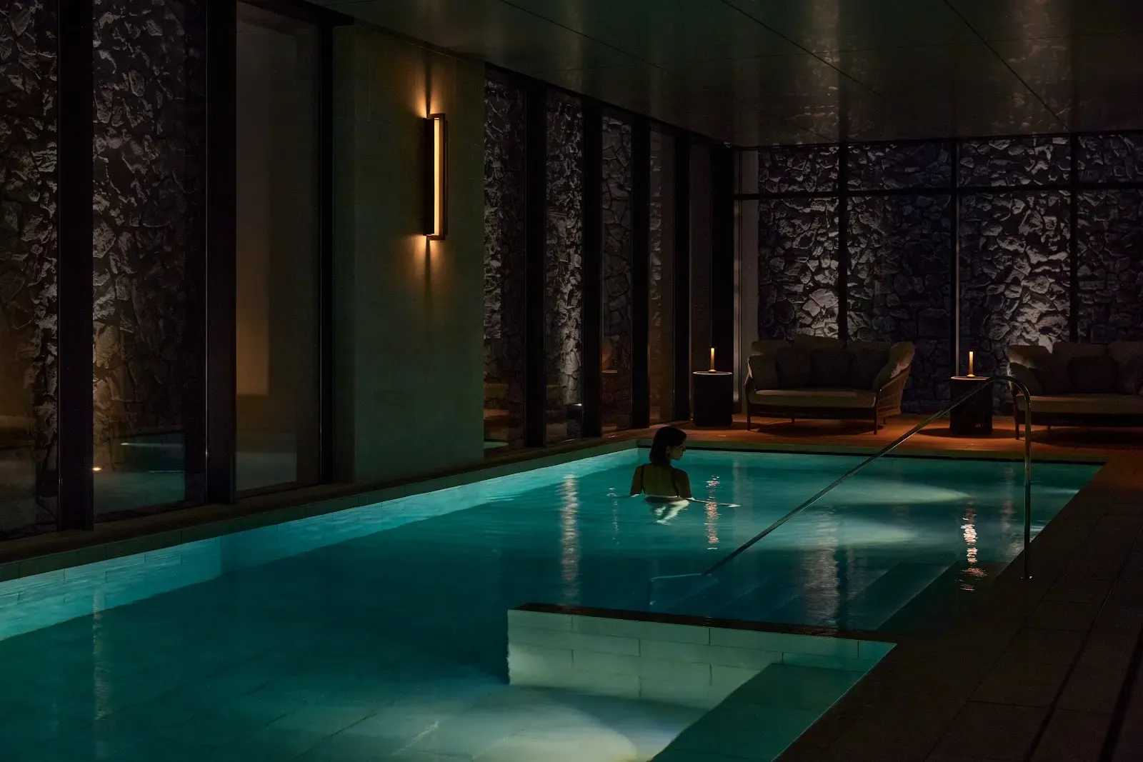 devarana spa pool at Dusit Thani Kyoto