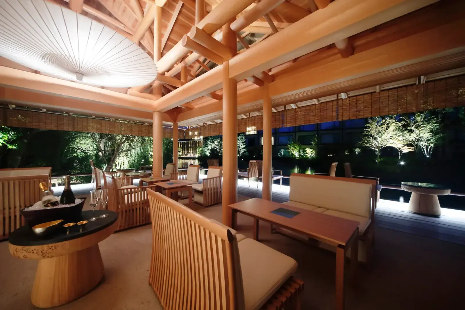 evening dining at Four Seasons Kyoto