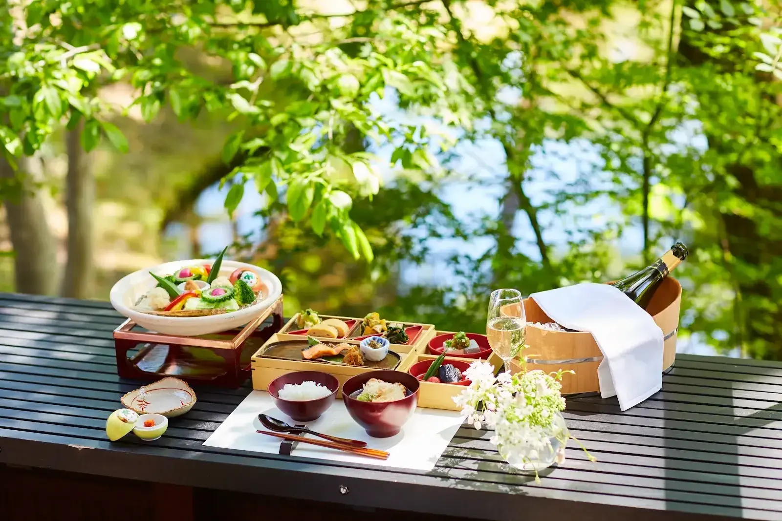breakfast at Hoshinoya Karuizawa