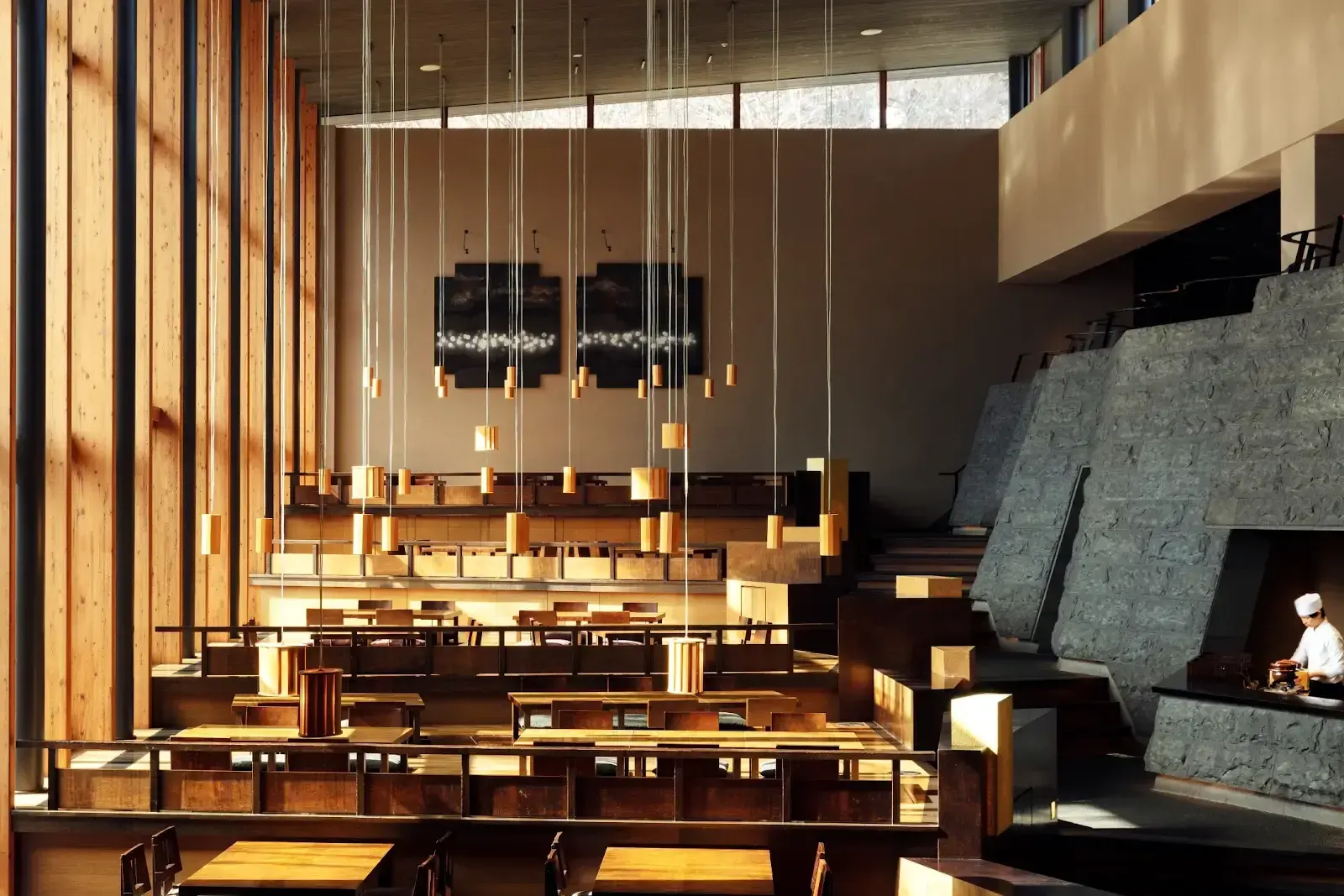 dining at Hoshinoya Karuizawa