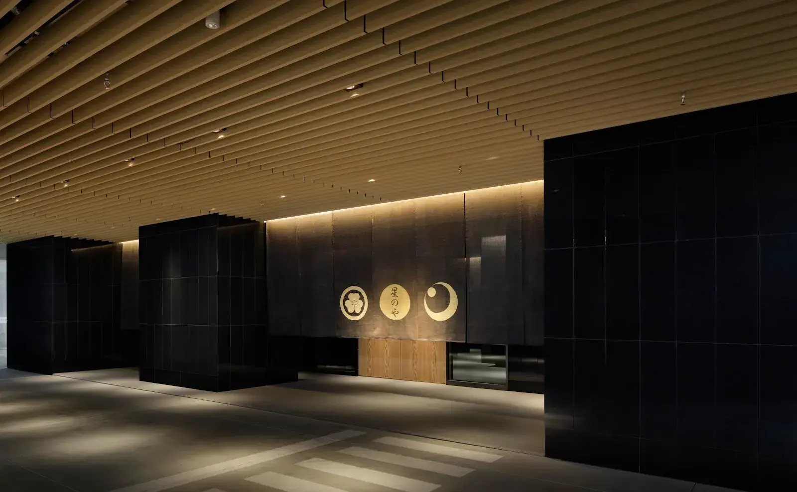 b2f entrance at Hoshinoya Tokyo