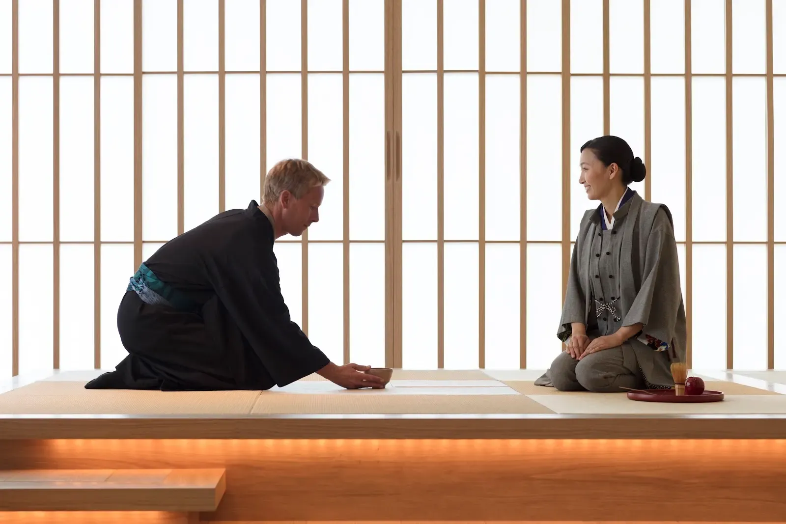 tea ceremony at Hoshinoya Tokyo