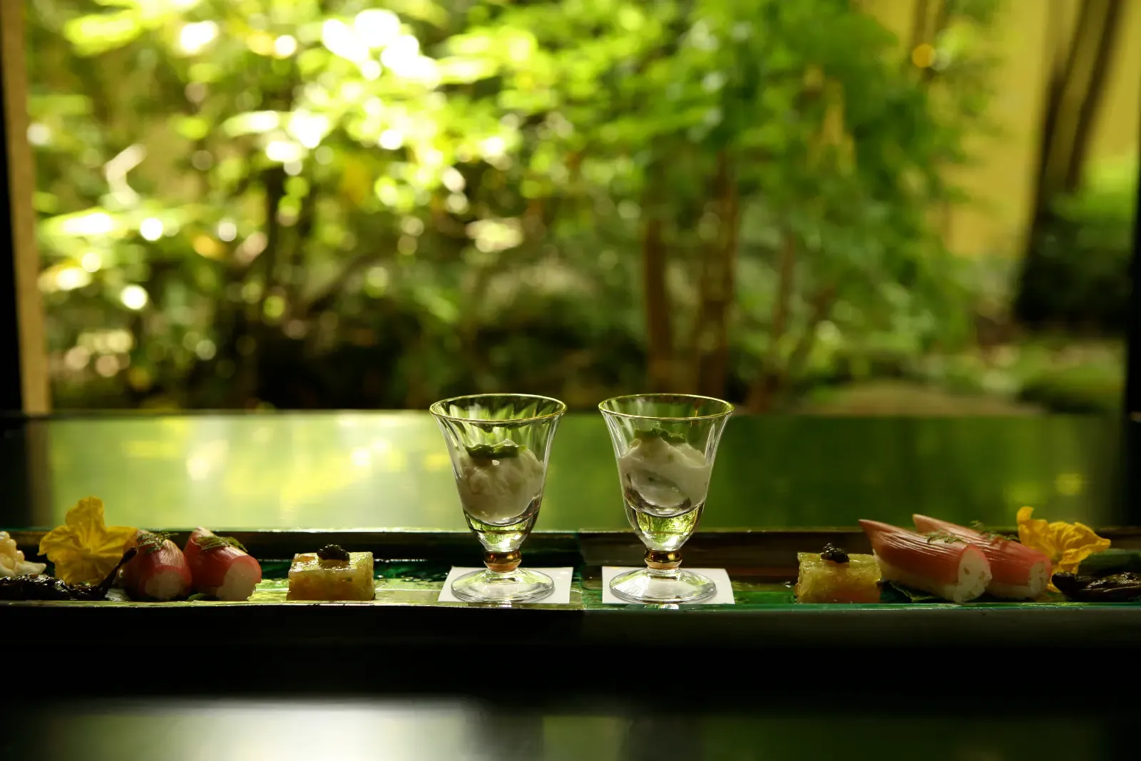 A Japanese dining course served at Kayotei.