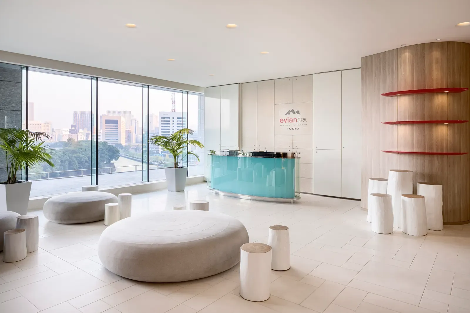 spa reception at Palace Hotel Tokyo