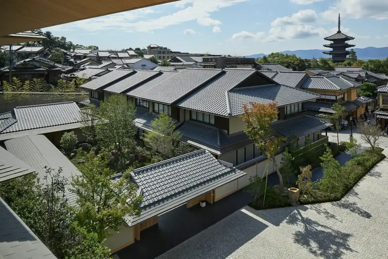 pagoda view exterior at Park Hyatt Kyoto