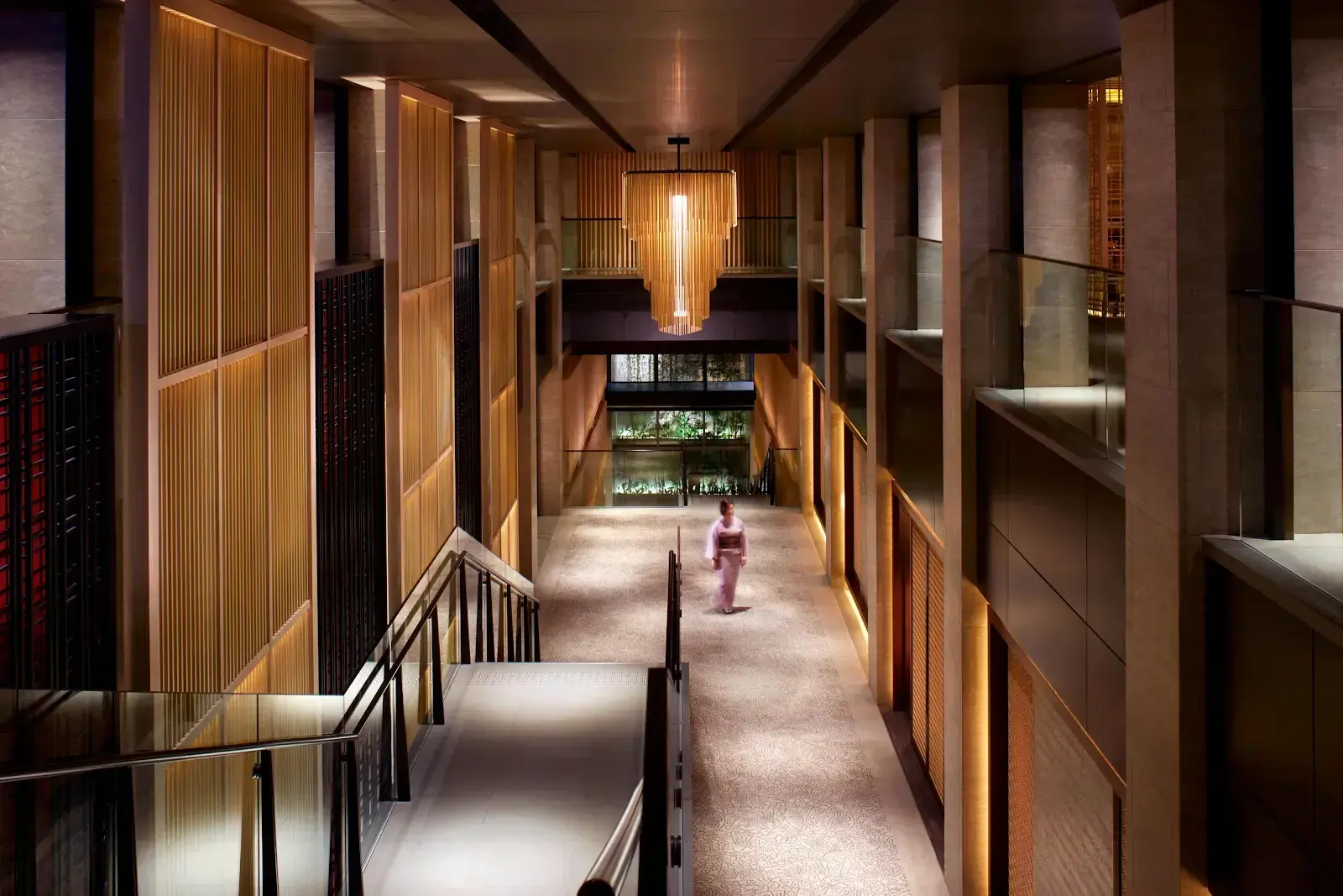 lobby at Ritz Carlton Kyoto