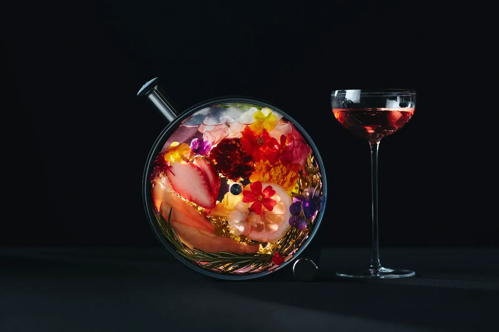 signature cocktail at Roku Kyoto