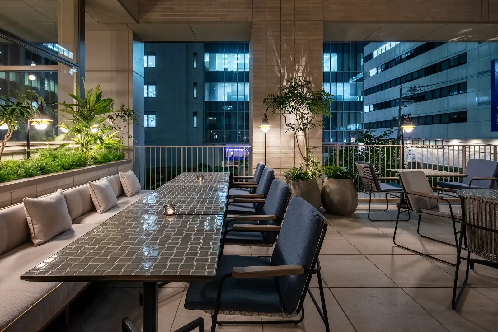 upstairz terrace at Zentis Osaka