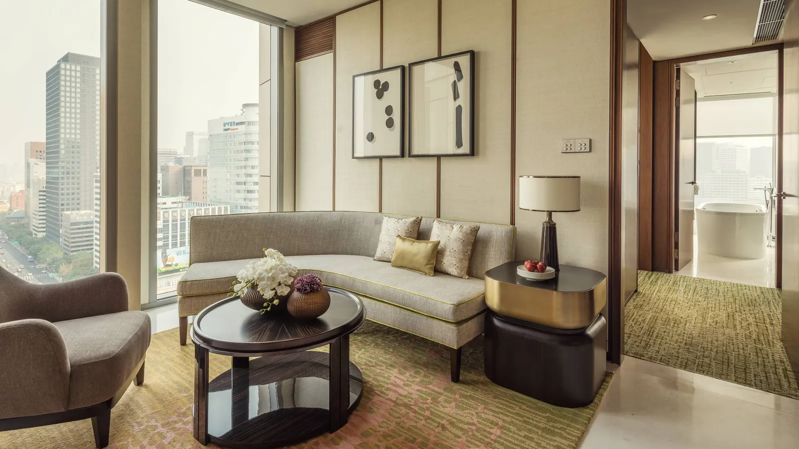 Lobby at Four Seasons Hotel Seoul