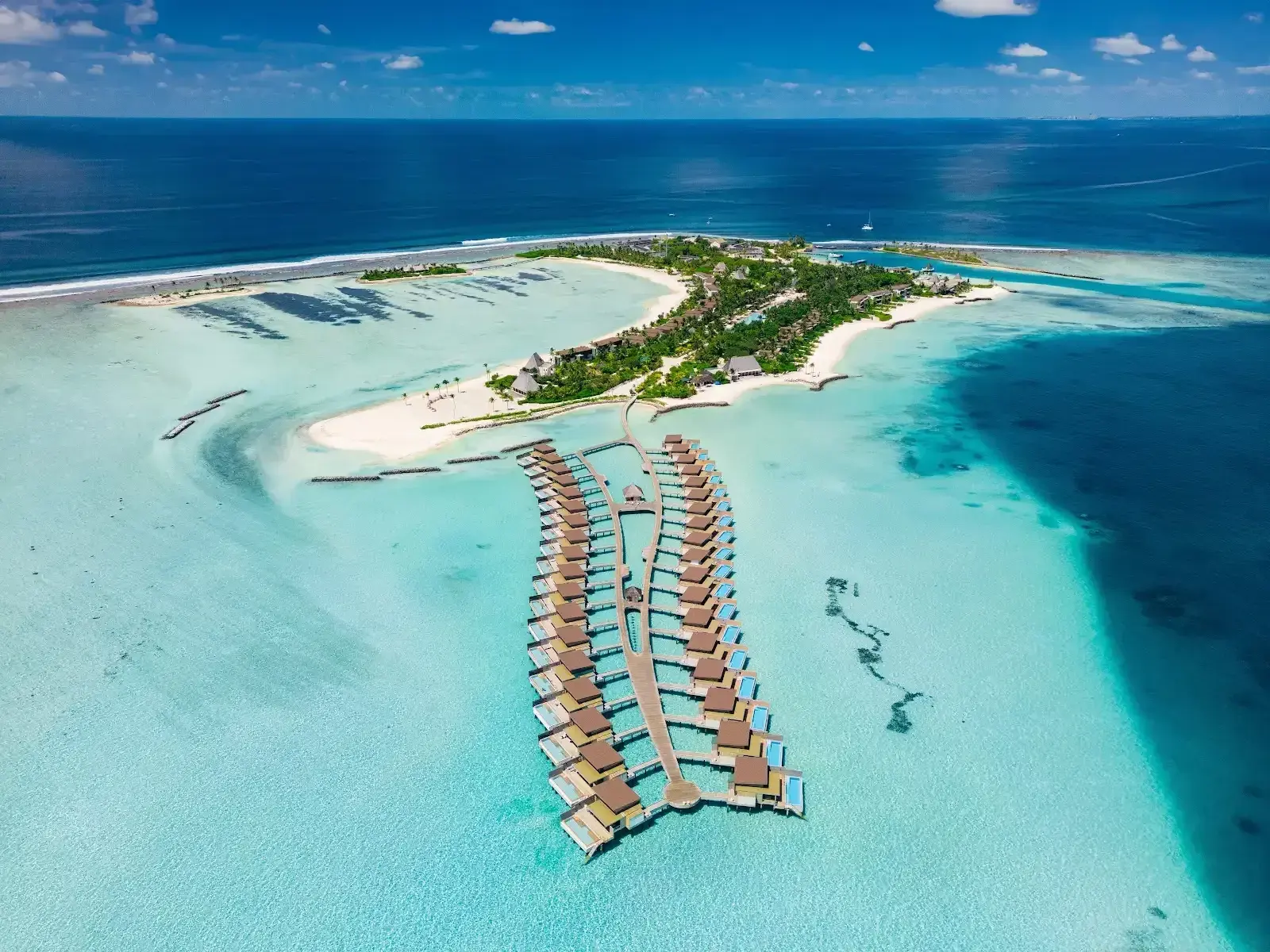 aerial island view 1 at Kuda Villingili