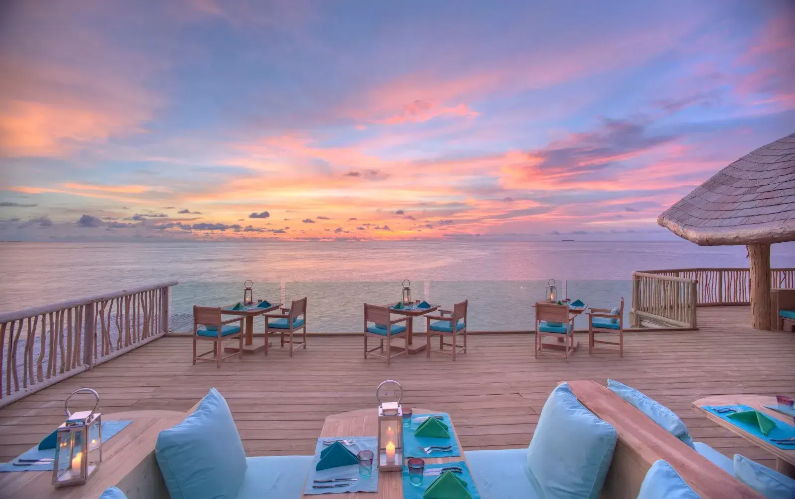 out of the blue exterior at Soneva Fushi