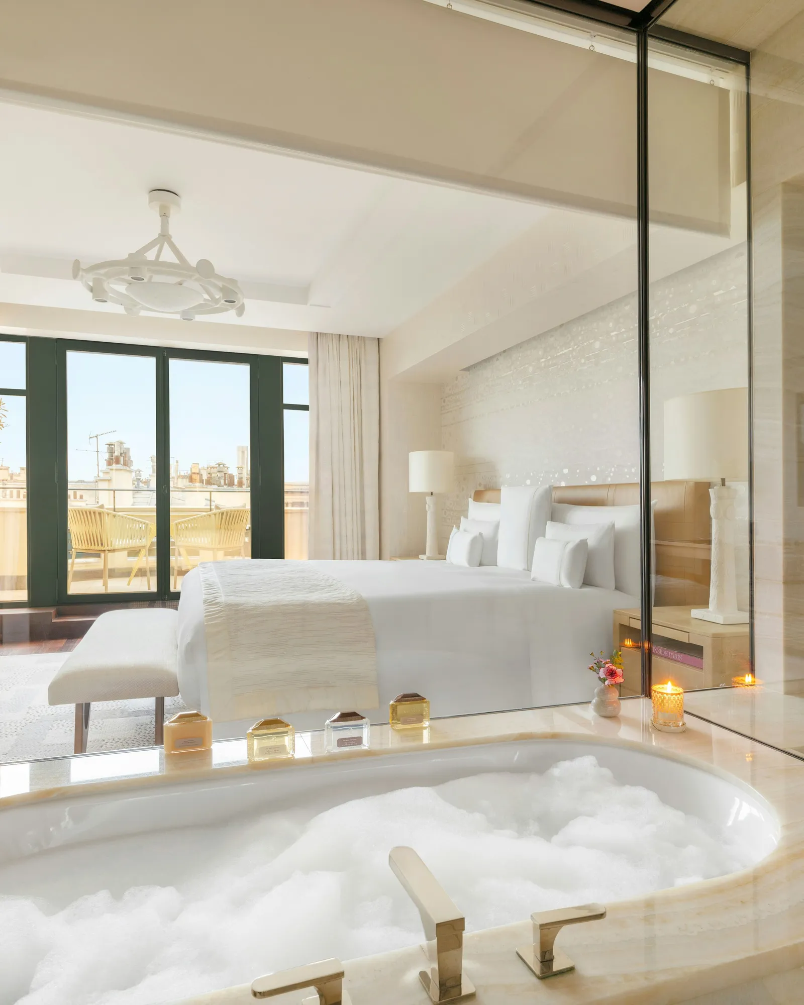 deluxe balcony room at Cheval Blanc Paris