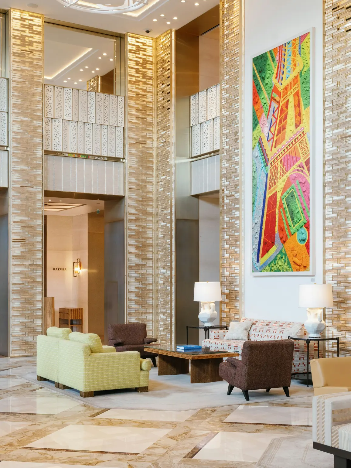 Cheval Blanc Paris — lobby salon, press photograph from the official property site