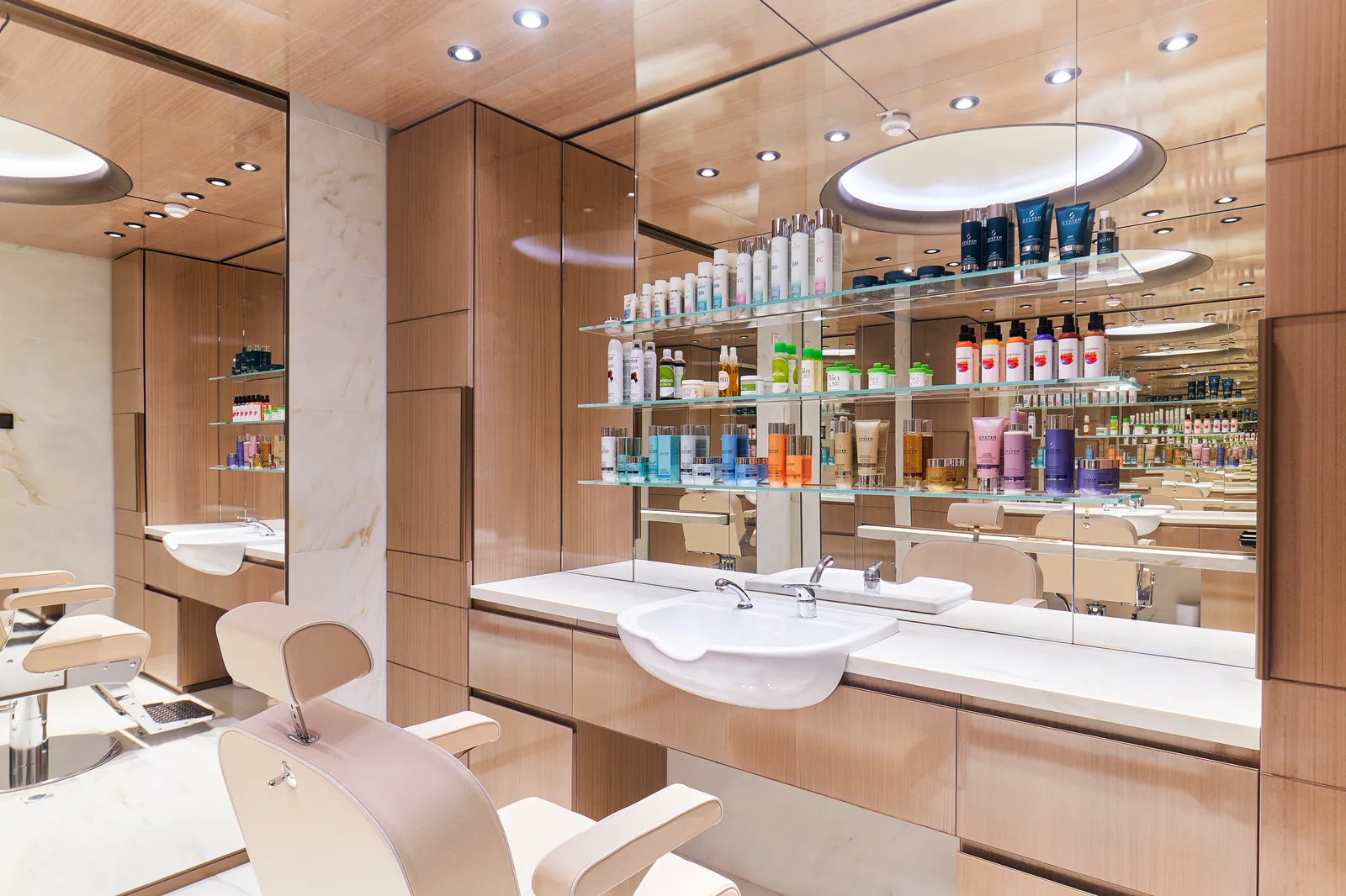 The treatment and hair salon at Akasha Holistic Wellbeing inside Hôtel Lutetia, Paris