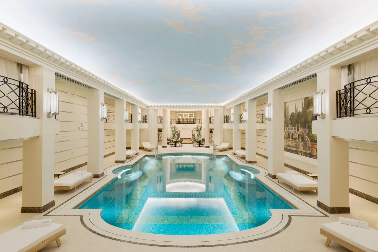The Ritz Club indoor pool at Le Ritz Paris