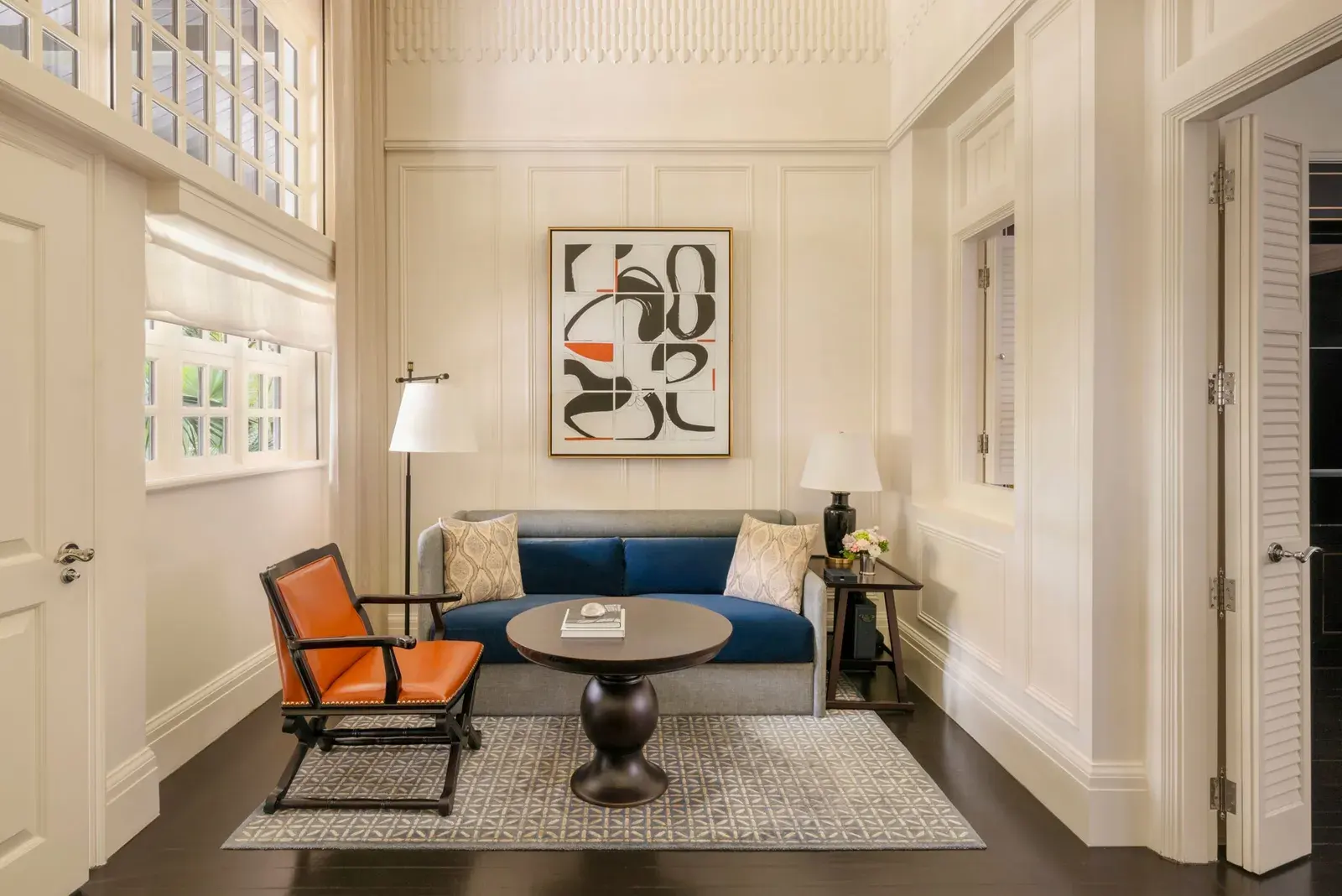 Suite interior at Raffles Singapore