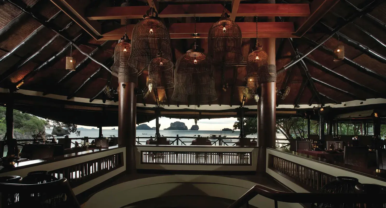 View from Krua Phranang restaurant at Rayavadee