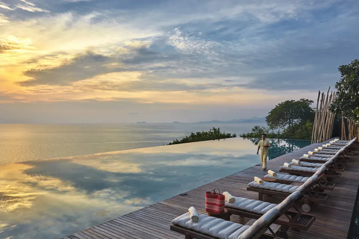 Main pool at Six Senses Koh Samui