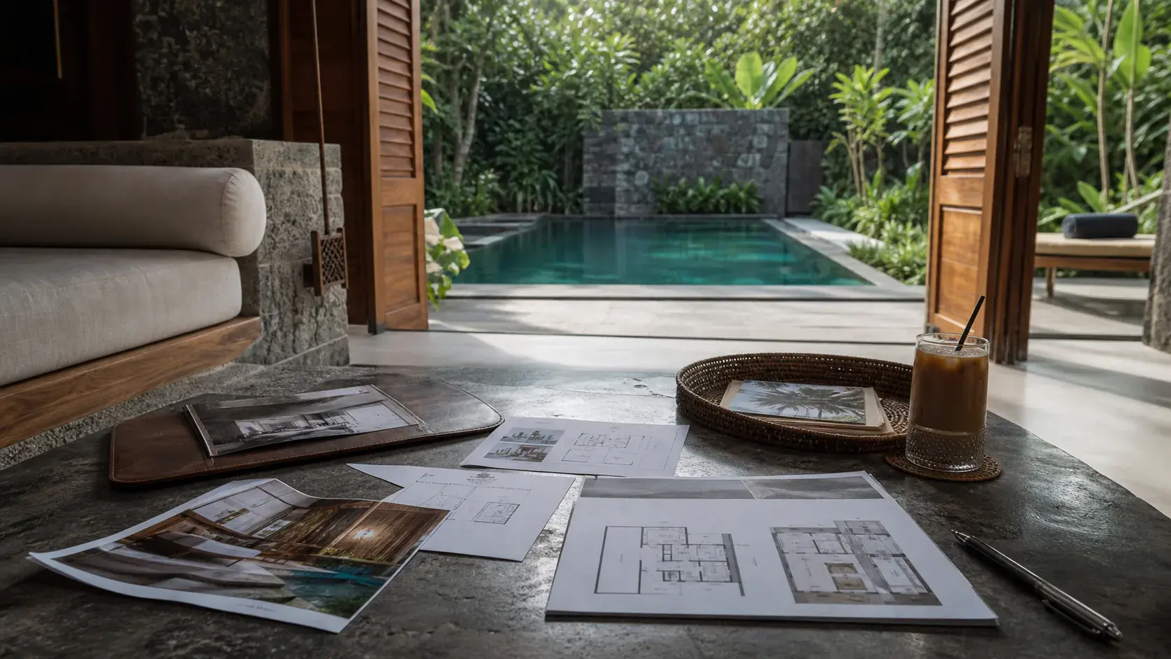 A Bali cliff-edge estate held for exclusive whole-villa use.