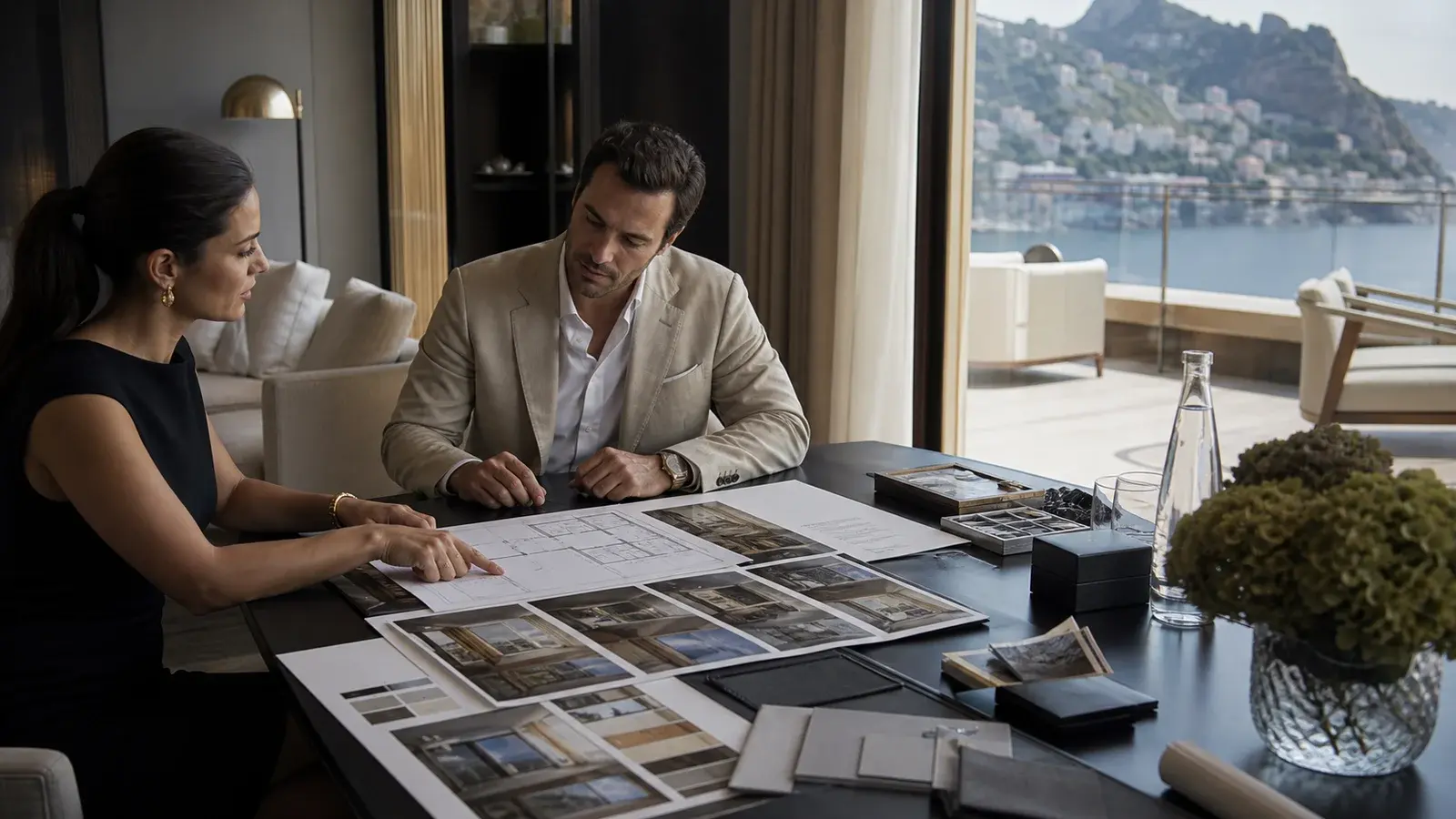 VIAIVE editorial image of hotel room-category decision materials.