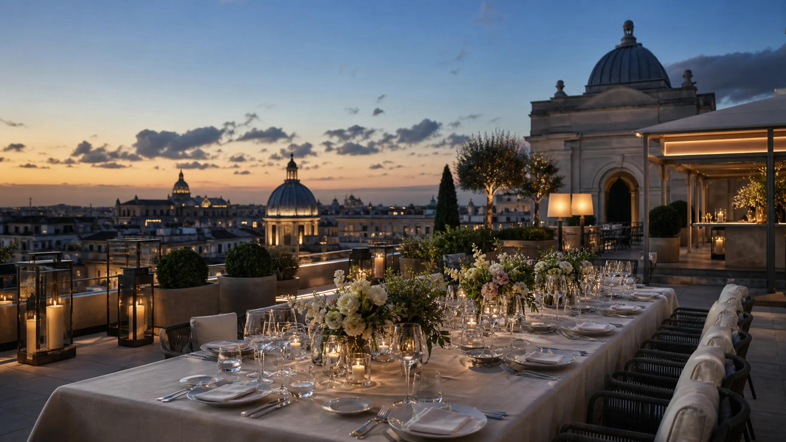 VIAIVE editorial image of a private hospitality dinner and partnership conversation.