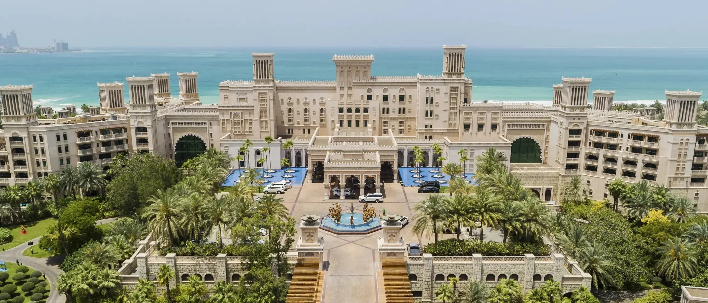 Jumeirah Al Qasr - Entrance - Aerial - Clean