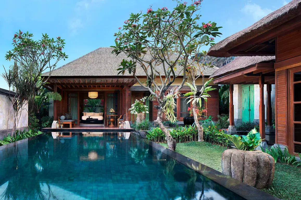 Bedroom pool villa with private swimming pool at Mandapa, a Ritz-Carlton Reserve