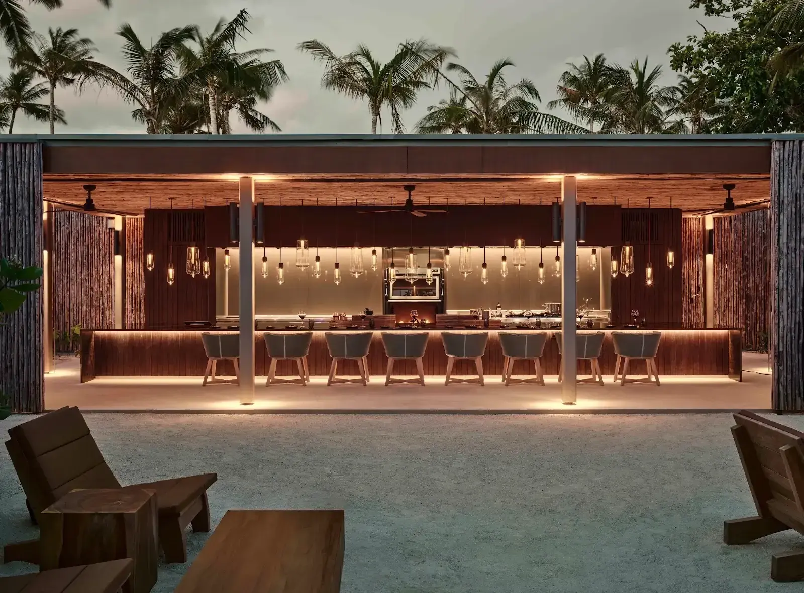 Brasa exterior at Patina Maldives, Fari Islands.