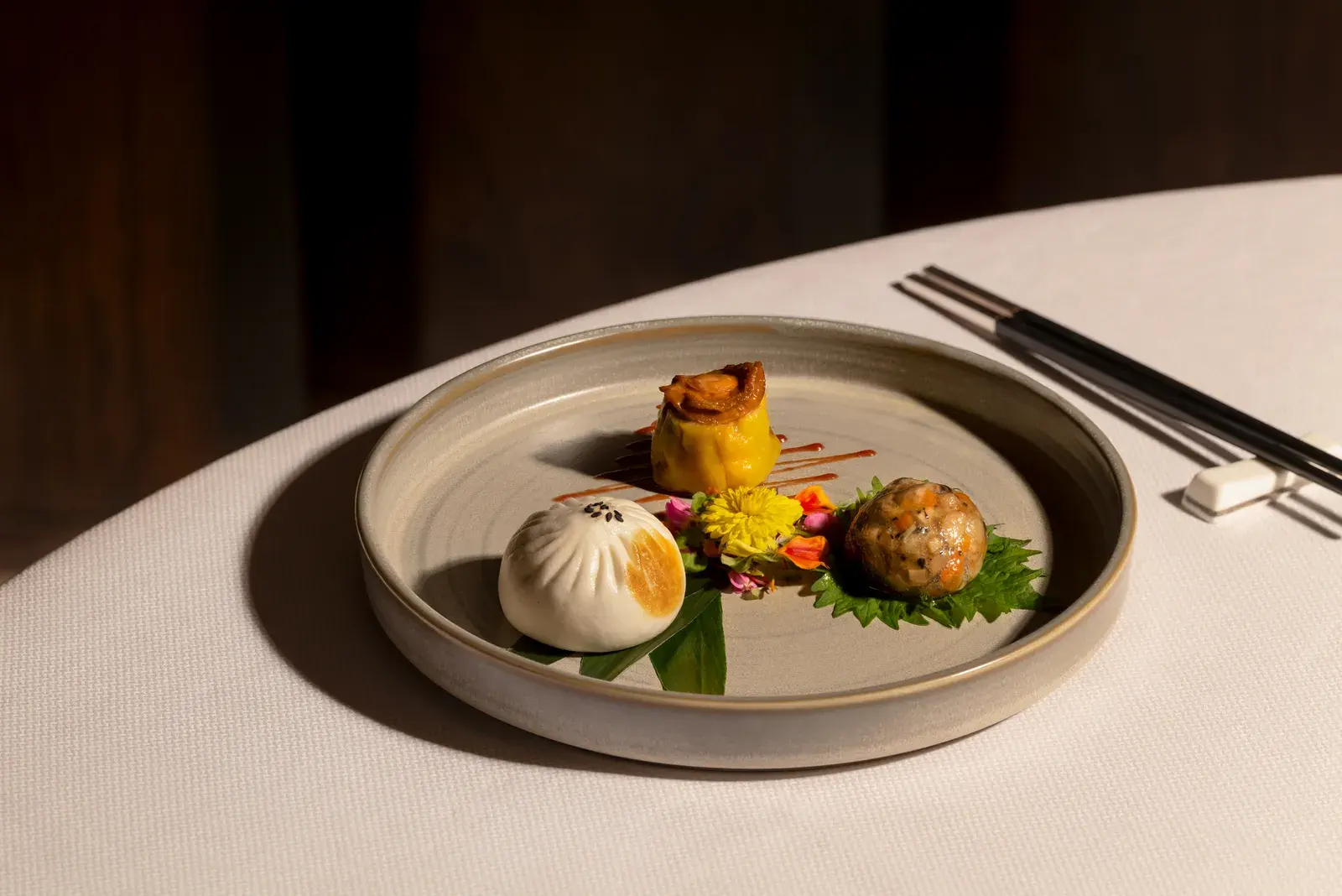 Dim sum spread at Cassia restaurant, Capella Singapore