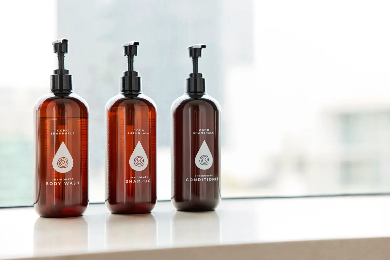 COMO Shambhala spa amenities at COMO Metropolitan Singapore