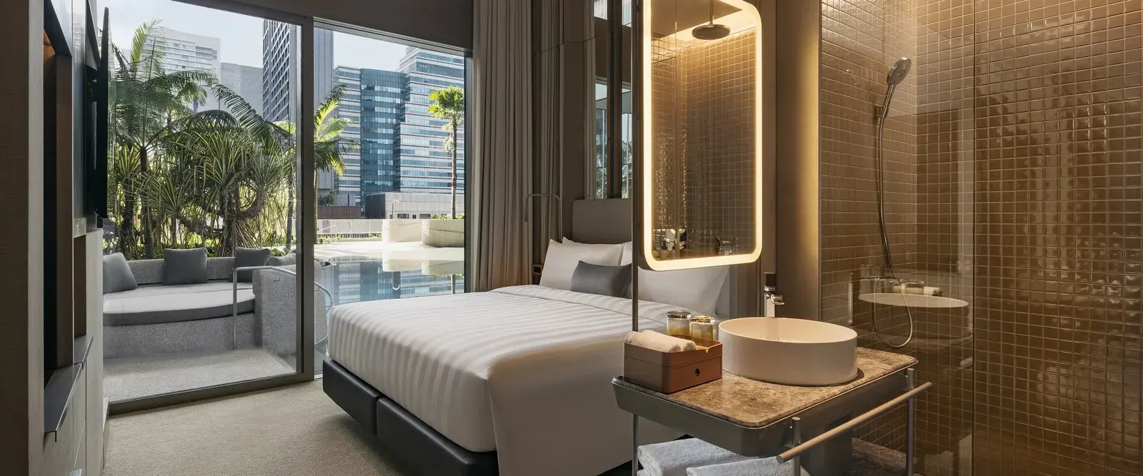 Beach Club pool-access loft at Pan Pacific Orchard