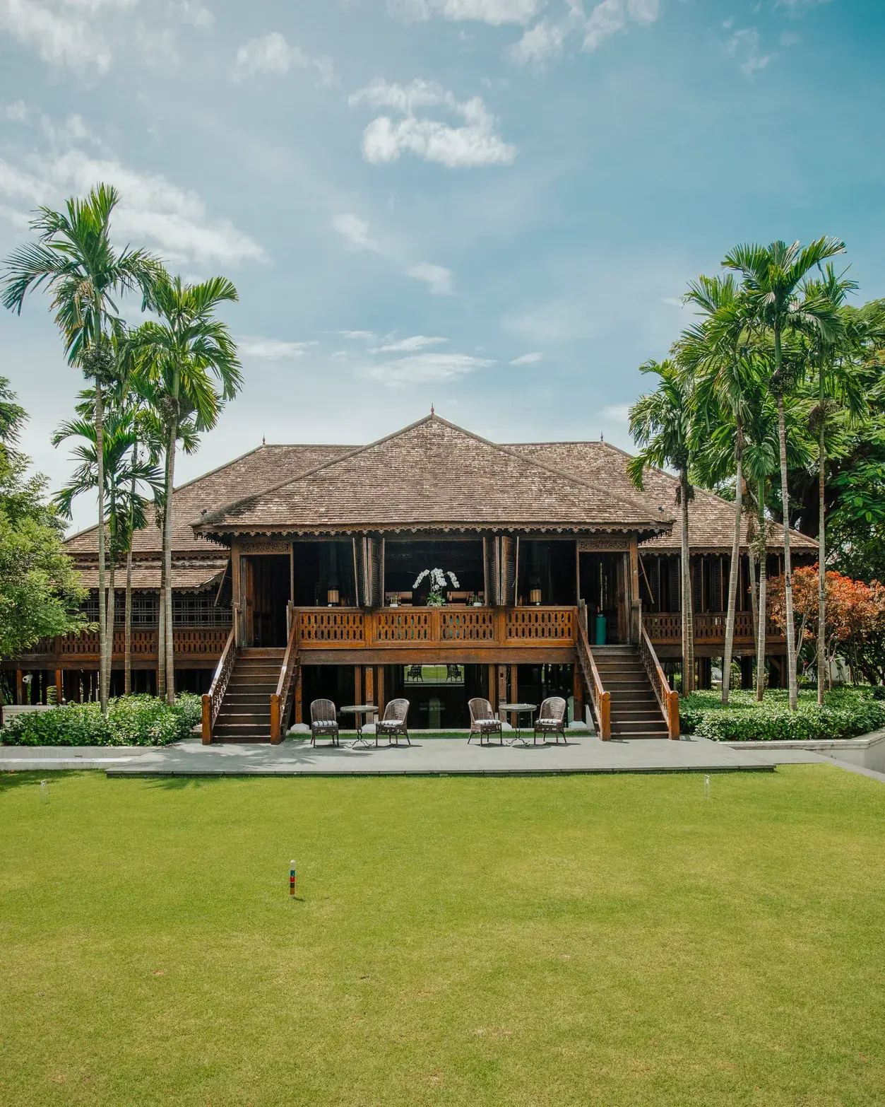 The namesake heritage teak house at 137 Pillars House Chiang Mai