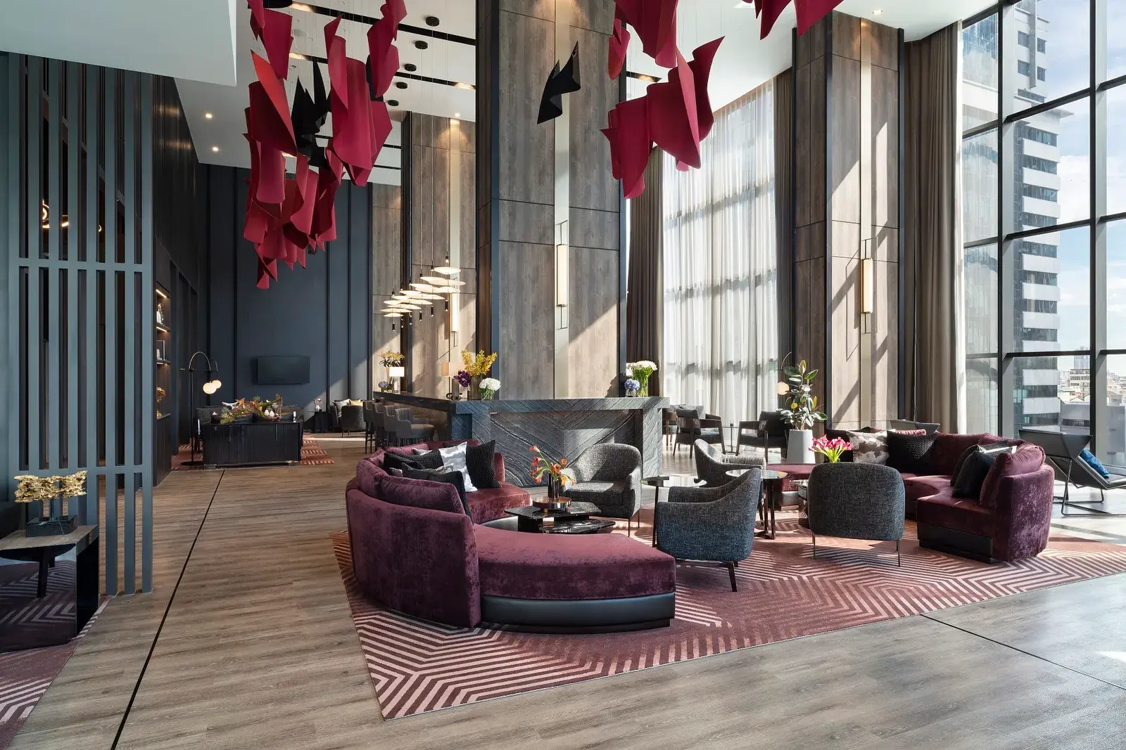 9th floor lounge at Ascott Embassy Sathorn Bangkok