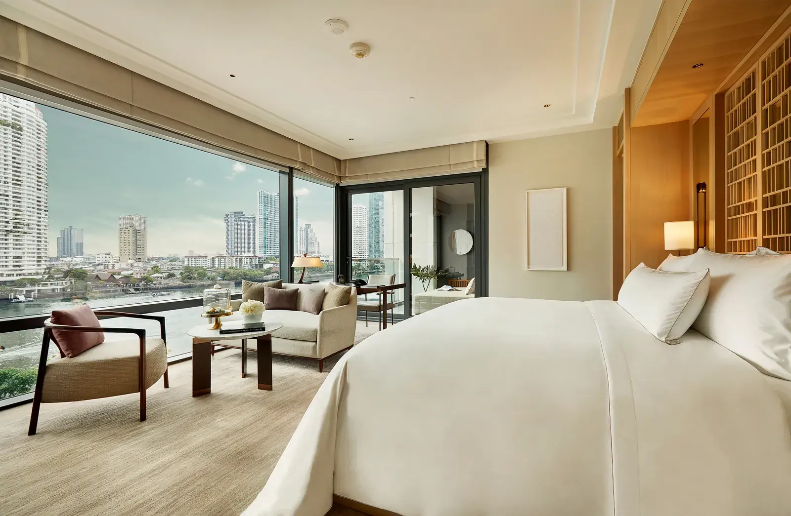 Riverfront Premier room with Chao Phraya views at Capella Bangkok